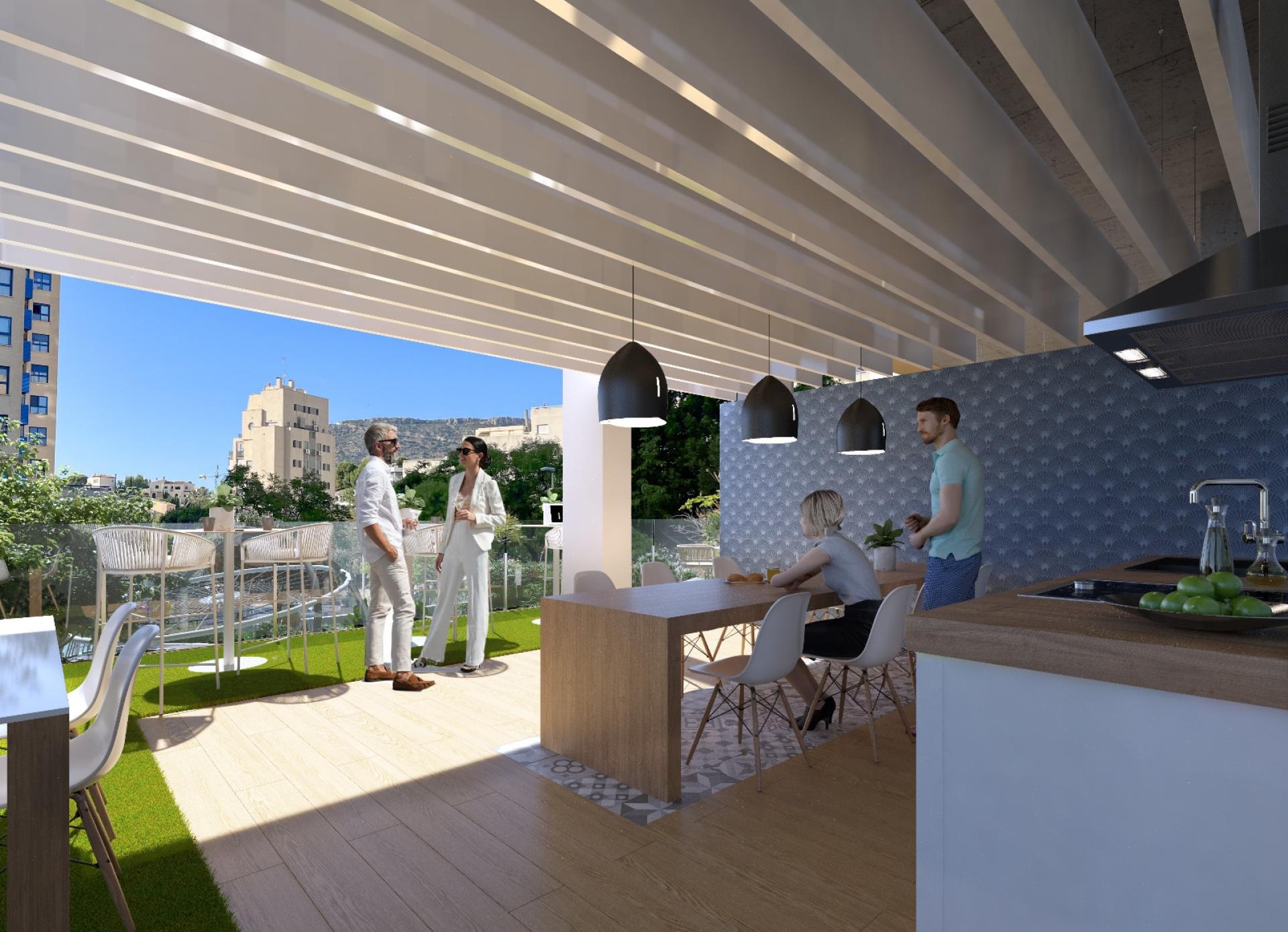 2 Schlafzimmer Apartment mit Terrasse In Calpe - Neubau in Medvilla Spanje
