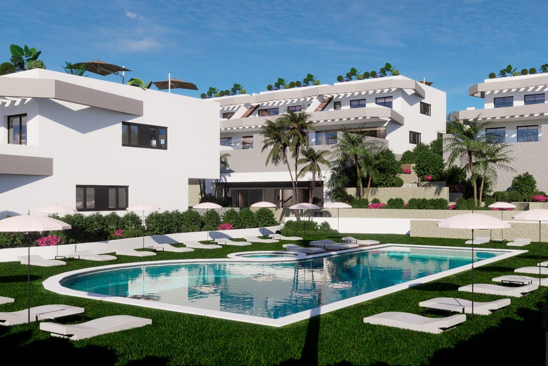 3 Schlafzimmer Wohnung mit Garten In Finestrat - Neubau in Medvilla Spanje