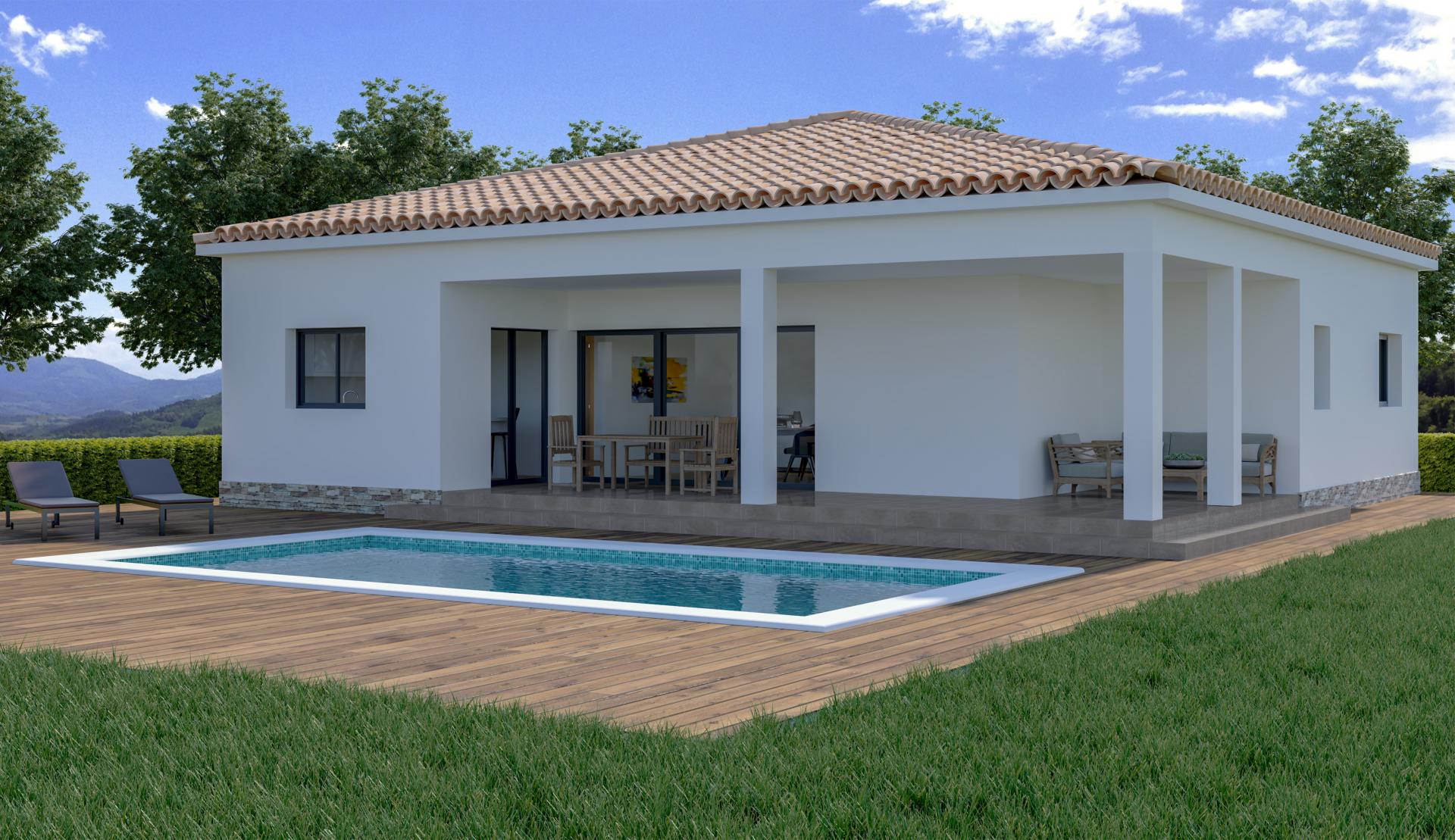 Neue Off-Plan-Villa zum Verkauf in Macisvenda, Murcia in Medvilla Spanje
