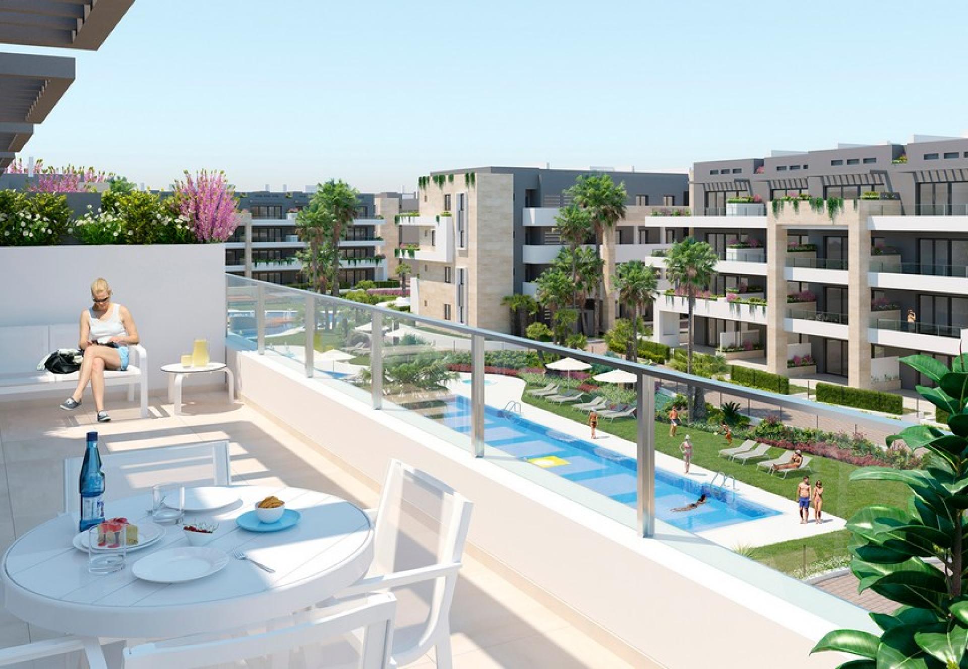2 Schlafzimmer Apartment mit Terrasse In Playa Flamenca - Orihuela Costa - Neubau in Medvilla Spanje