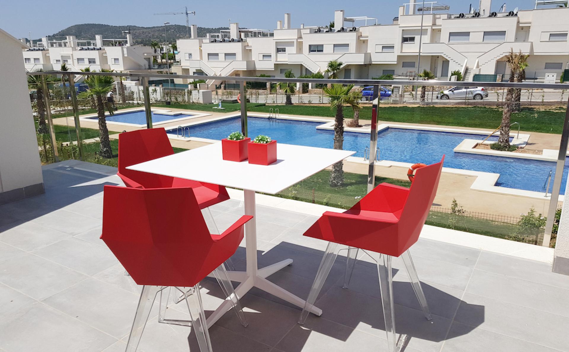 2 Schlafzimmer Wohnung mit Dachterrasse In Vistabella Golf - Neubau in Medvilla Spanje