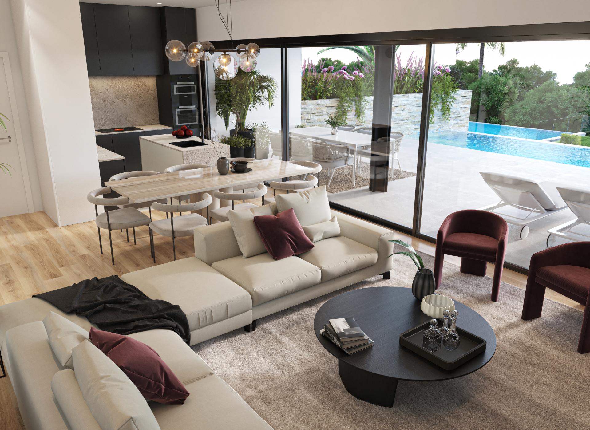 Stilvolle Suiten mit privatem Pool am Golfplatz Las Colinas in Medvilla Spanje