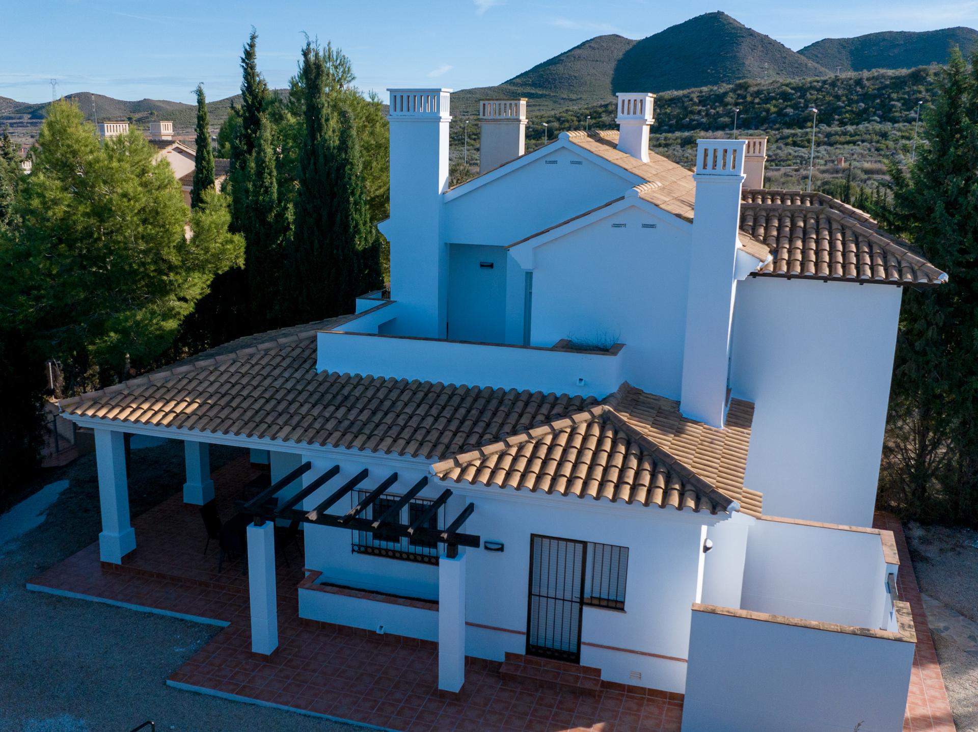 Doppelhaushälfte mit spanischem Touch in Los Altos de las Palas (Murcia) in Medvilla Spanje