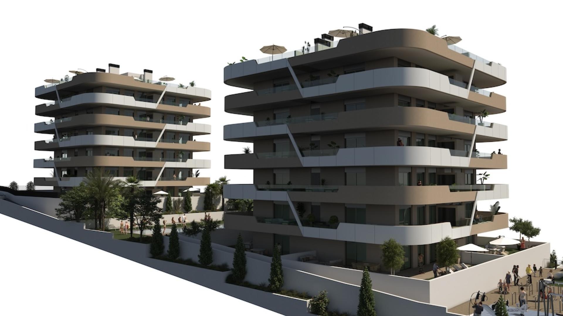 2 Schlafzimmer Wohnung mit Dachterrasse In Los Arenales del Sol - Neubau in Medvilla Spanje