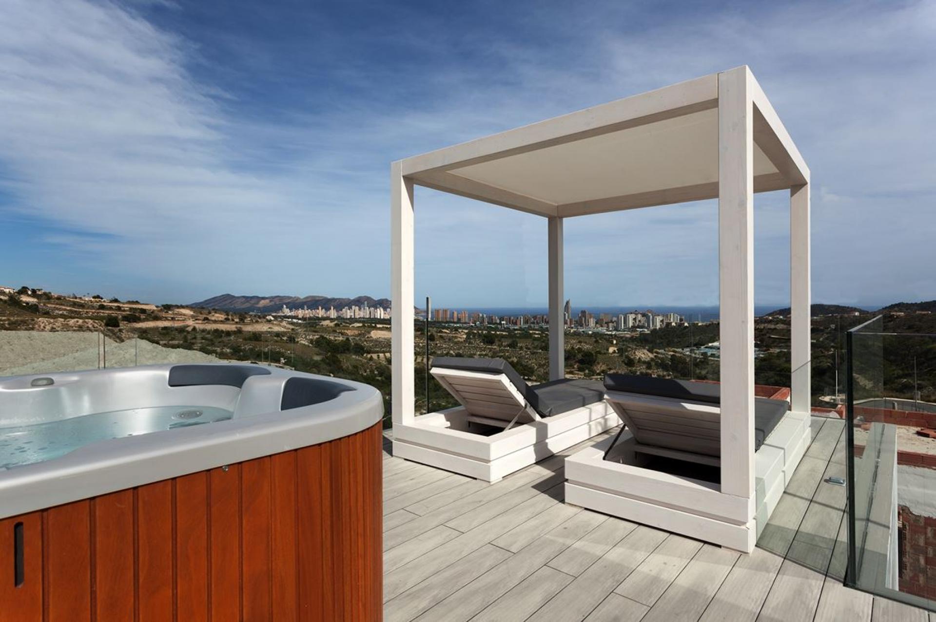 Luxusvilla mit Meerblick in Balcon de Finestrat – Benidorm in Medvilla Spanje