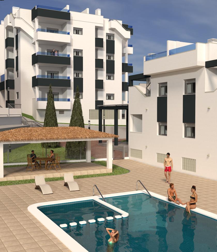 2 Schlafzimmer Apartment mit Terrasse In Los Altos - Orihuela Costa  in Medvilla Spanje
