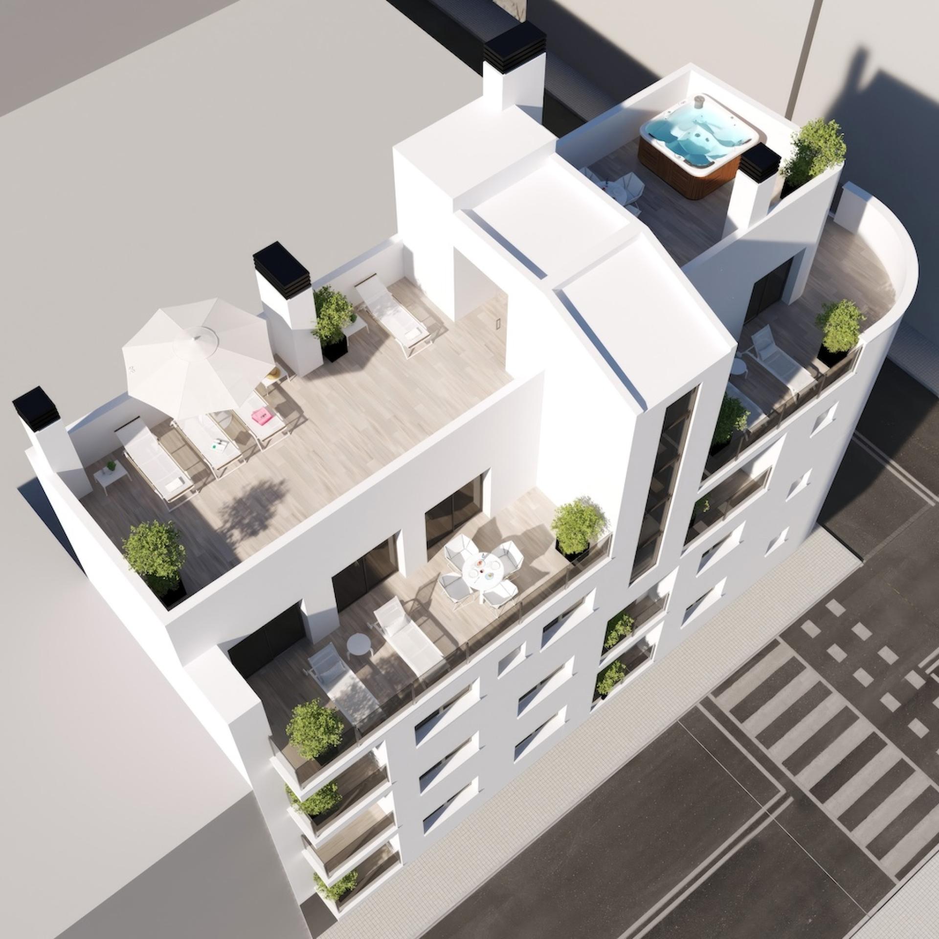 1 Schlafzimmer Wohnung mit Dachterrasse In Torrevieja - Neubau in Medvilla Spanje