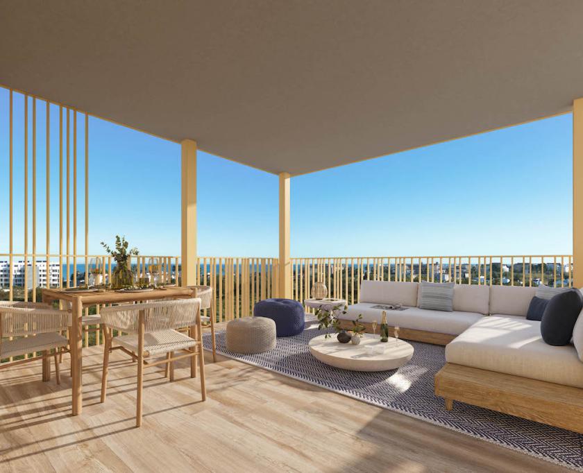 3 Schlafzimmer Apartment mit Terrasse In Denia in Medvilla Spanje