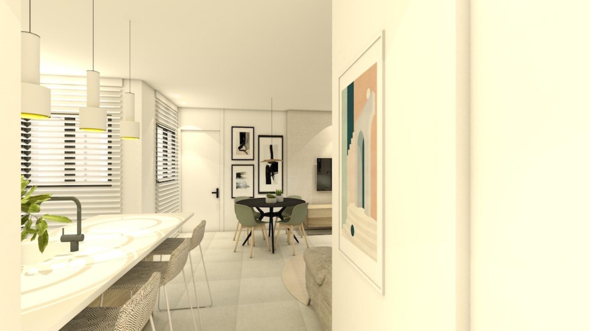 3 Schlafzimmer Apartment mit Terrasse In Santiago de la Ribera - Neubau in Medvilla Spanje