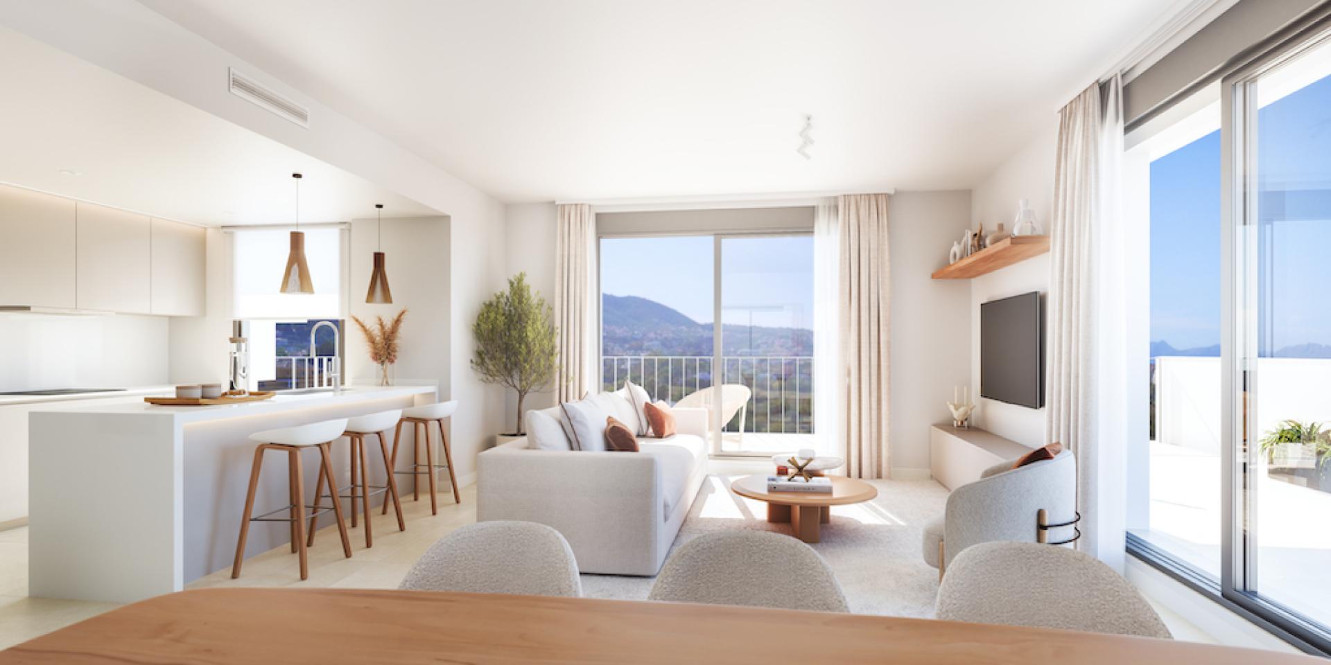 3 Schlafzimmer Wohnung mit Garten In Denia - Neubau in Medvilla Spanje