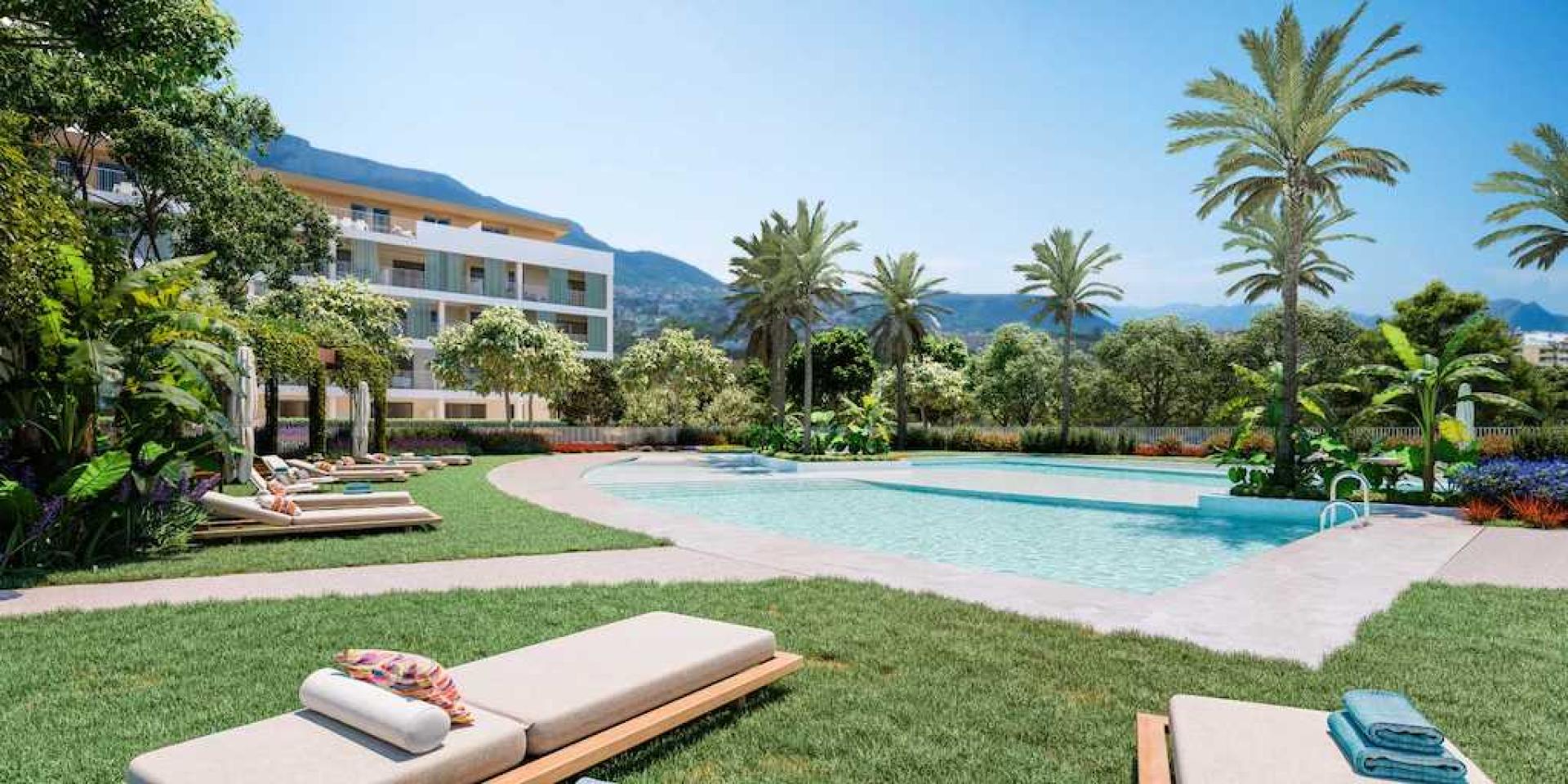 4 Schlafzimmer Wohnung mit Garten In Denia - Neubau in Medvilla Spanje